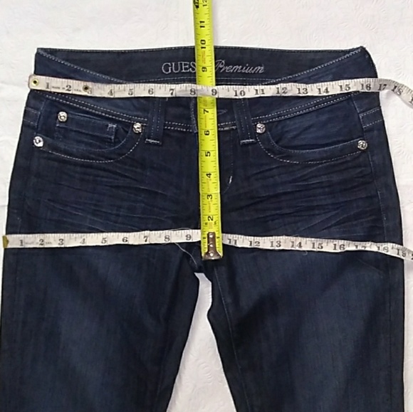 🆕NWOT GUESS Daredevil Stretch Distressed Denim - Picture 5 of 8